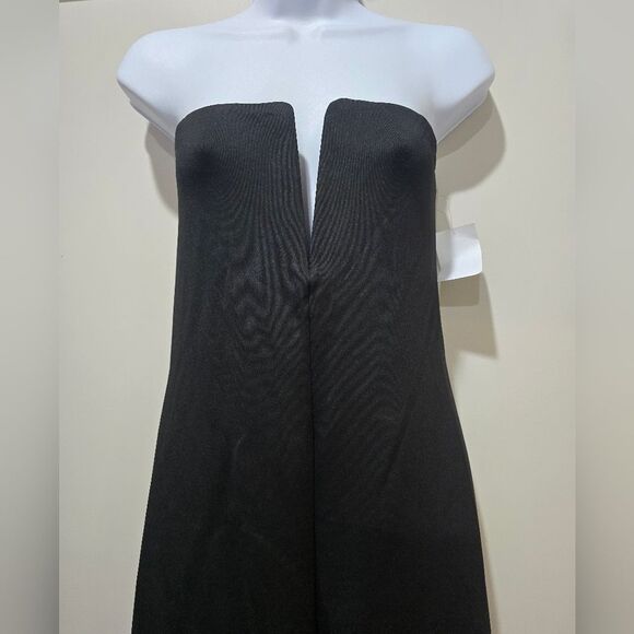 Good American Black Strapless Jumpsuit - Picture 5 of 6